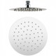 200mm 8 inch Stainless steel Super-slim Round Chrome Rainfall Shower Head 